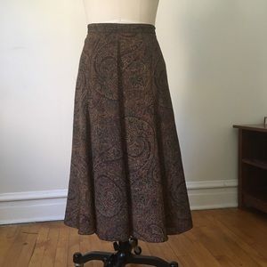 MAXI PAISLEY SKIRT